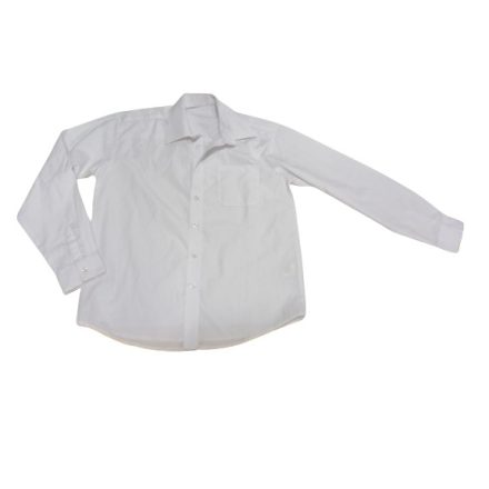 146-152-es fehér hosszú ujjú alkalmi ing, ünneplő ing - George