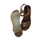 39-es arany valódi bőr szandál