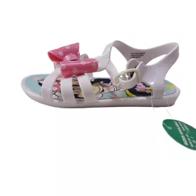   27-es fehér gumiszandál, strandszandál - Minnie Egér - ÚJ