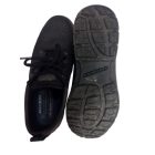 45-ös fekete Memory Foam-os talpú félcipő - Skechers