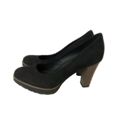 40-es fekete bársony magassarkú cipő - Graceland