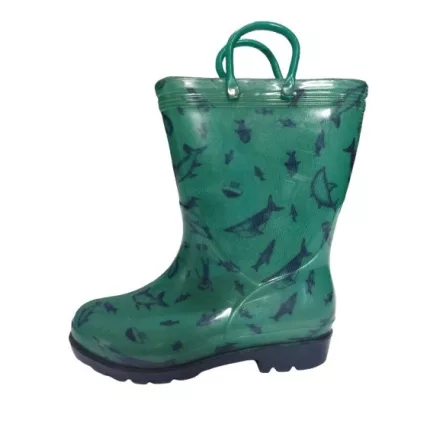 28-as zöld cápás gumicsizma