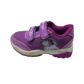   29-es lila világítós cicás edzőcipő, sportos félcipő  