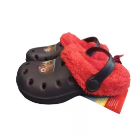   28-29-es kék-piros szőrmével bélelt gumiklumpa, habpapucs - Paw Patrol - Mancs Őrjárat - ÚJ