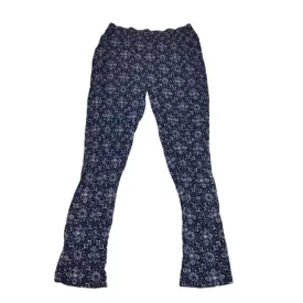 170-es kék puha pamut mintás lány nadrág - H&M