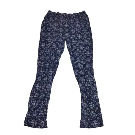 170-es kék puha pamut mintás lány nadrág - H&M