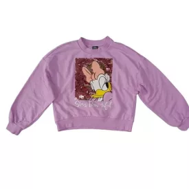   122-es lila átfordítható flitteres pulóver - Daisy - Disney