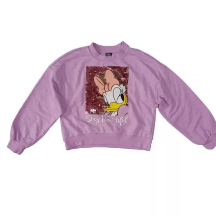 122-es lila átfordítható flitteres pulóver - Daisy - Disney