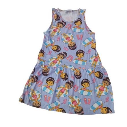 128-as kék ujjatlan ruha - Gabby's Dollhouse - Disney - Gabi babaháza