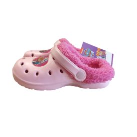   30-31-es rózsaszín szőrmével bélelt gumiklumpa, habpapucs - Paw Patrol - Mancs Őrjárat - ÚJ