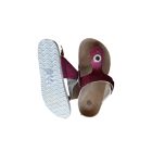 32-es rózsaszín csillogó biopapucs - ÚJ