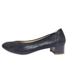 40-es kék bőr balerinacipő - Bama 