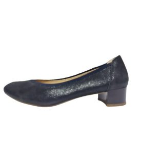 40-es kék bőr balerinacipő - Bama 