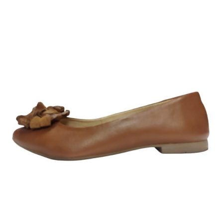 40-es barna bőr balerinacipő - Lasocki 