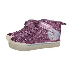   31-es rózsaszín csillogó glitteres magasszárú cipő - Frozen - Jégvarázs - H&M - ÚJ