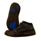 27-es barna tépőzáras bőr félcipő, bakancs - Clarks