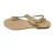 Női 42-es arany saru, flip-flop szandál - Bodyflirt - ÚJ