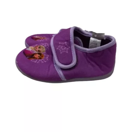 27-es lila plüss házicipő, mamusz - Frozen, Jégvarázs - ÚJ