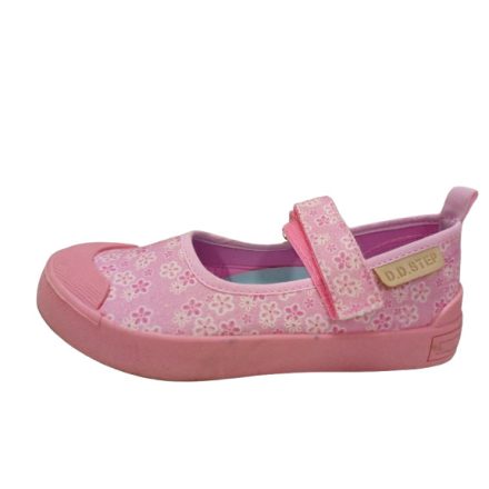 30-as pink tépőzáras vászoncipő, tornacipő - D.D.Step