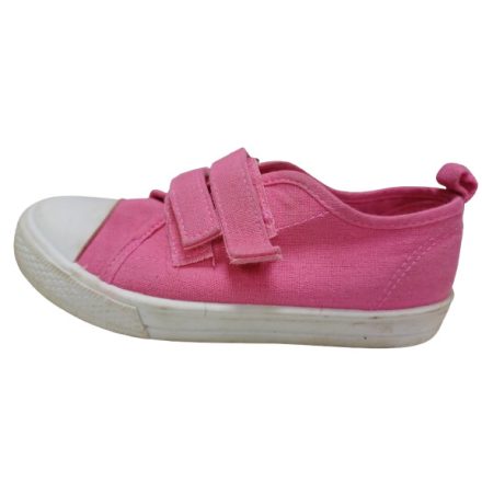 30-as pink tépőzáras vászoncipő, tornacipő - Sinsay (kicsit koszos)