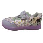 31-es lila párducmintás tépőzáras félcipő - Minnie Egér (orra kicsit kopott)