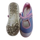 31-es kék csillogó tépőzáras vászoncipő - Padini (orra kicsit koszos)