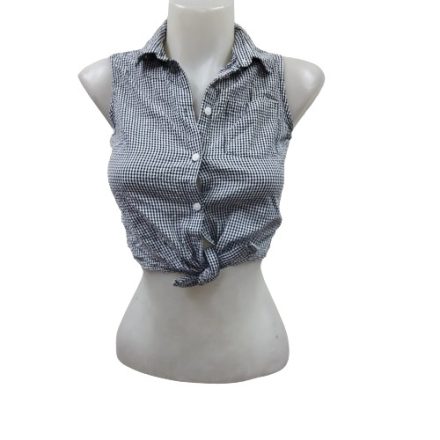 146-os pepita (fekete-fehér kockás) top - H&M