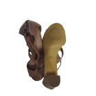 40-es púderszínű magassarkú szandál - Seveneast