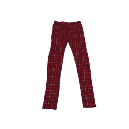 164-es piros kockás leggings jellegű nadrág - Destination