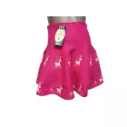 104-110-es pink kötött rénszarvasos szoknya - Aura.Via - ÚJ