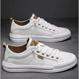 Férfi 42-es fehér fűzős félcipő, sneakers - ÚJ