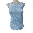 158-as kék felhős ujjatlan lány póló - Tezenis