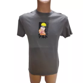 170-es szürke mintás fiú póló - Naruto