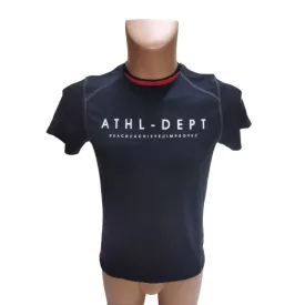 158-164-es fekete feliratos sport felső, sportpóló - C&A