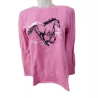 164-170-es pink lovas pamutfelső - Bonprix - BPC