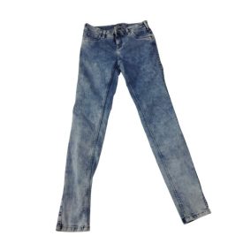 170-es kék koptatott lányka farmernadrág - C&A