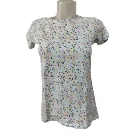 164-es kék virágos póló - Reserved