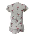 164-es fehér flamingós póló - Reserved