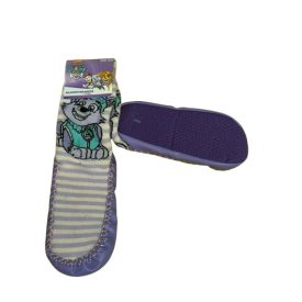   29-30-as lila zoknipapucs, csúszásgátlós - Paw Patrol - Mancs őrjárat - ÚJ