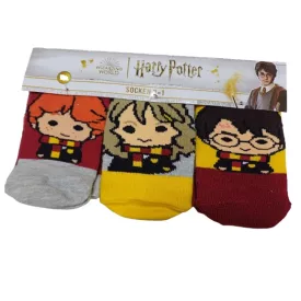 35-38-as zoknik, 3 db egyben - Harry Potter - ÚJ