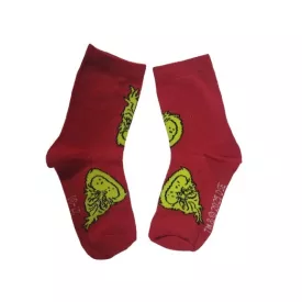 27-30-as piros Grincs zokni - The Grinch - ÚJ