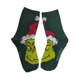 27-30-as sötétzöld Grincs zokni - The Grinch - ÚJ