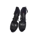 Női 38-as fekete magassarkú csillogó alkalmi cipő - Seastar - ÚJ