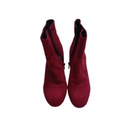 Női 37-es bordó magassarkú bokacsizma - Jenny Fairy