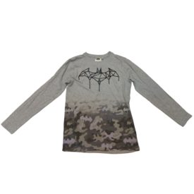 134-140-es szürke pamutfelső - Batman - ÚJ