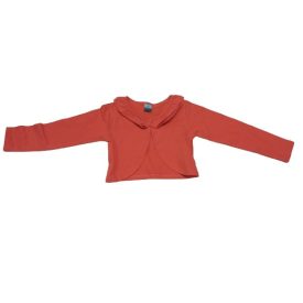 104-110-es korallszínű pamut boleró - Top Top
