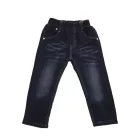 98-as kék polárral bélelt lány farmernadrág - ÚJ