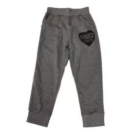 98-as szürke szivecskés tréningalsó - ÚJ