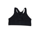 134-es fekete pamut lányka sportmelltartó - Decathlon