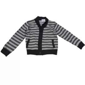 122-es szürke-fehér pamut kardigán - Pepco